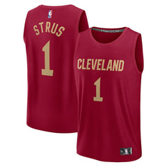 Max Strus Cleveland Cavaliers Fast Break Player Jersey for sale Icon Editi- Wine | Fanatics outlet