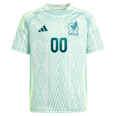 Mexico National Team Youth 2024 Away Replica Custom Jersey Green - Adidas for sale
