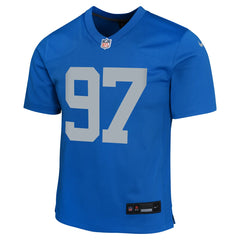 Nike Aidan Hutchinson Detroit Lions Youth Game Jersey Blue