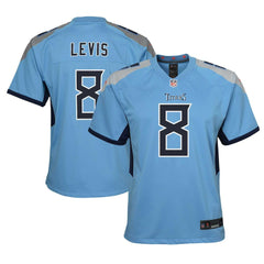 Nike Will Levis Tennessee Titans Youth Game Jersey Light Blue