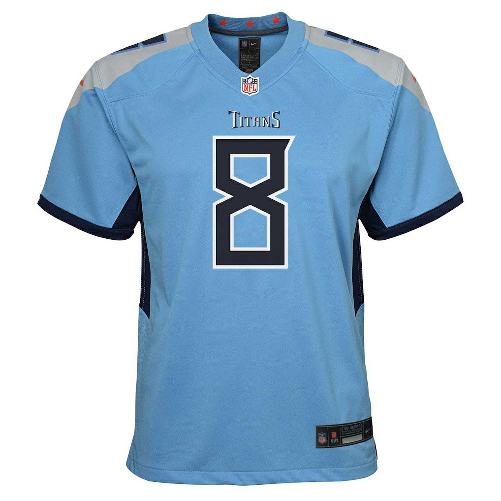 Nike Will Levis Tennessee Titans Youth Game Jersey Light Blue