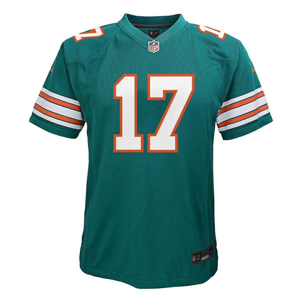 Nike Jaylen Waddle Miami Dolphins Youth Game Jersey Aqua