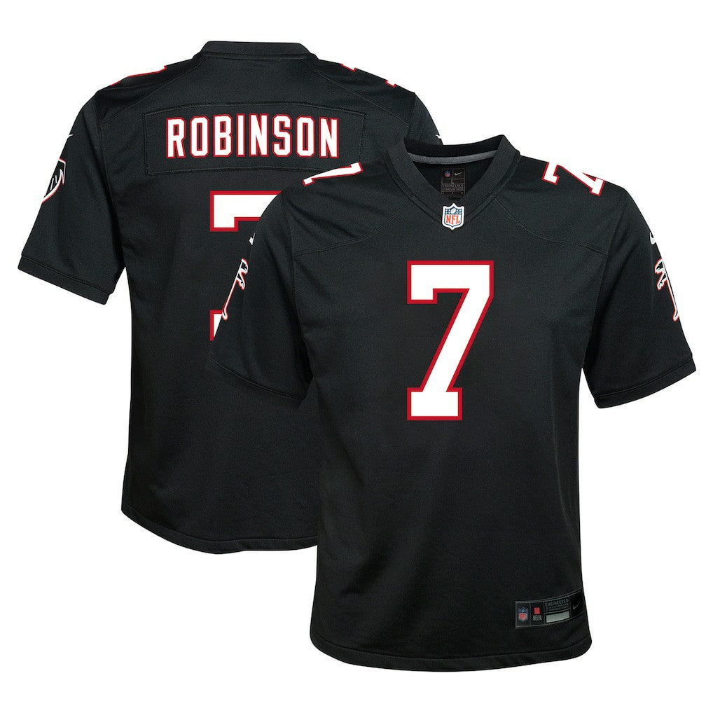 Nike Bijan Robinson Atlanta Falcons Youth Game Jersey Black