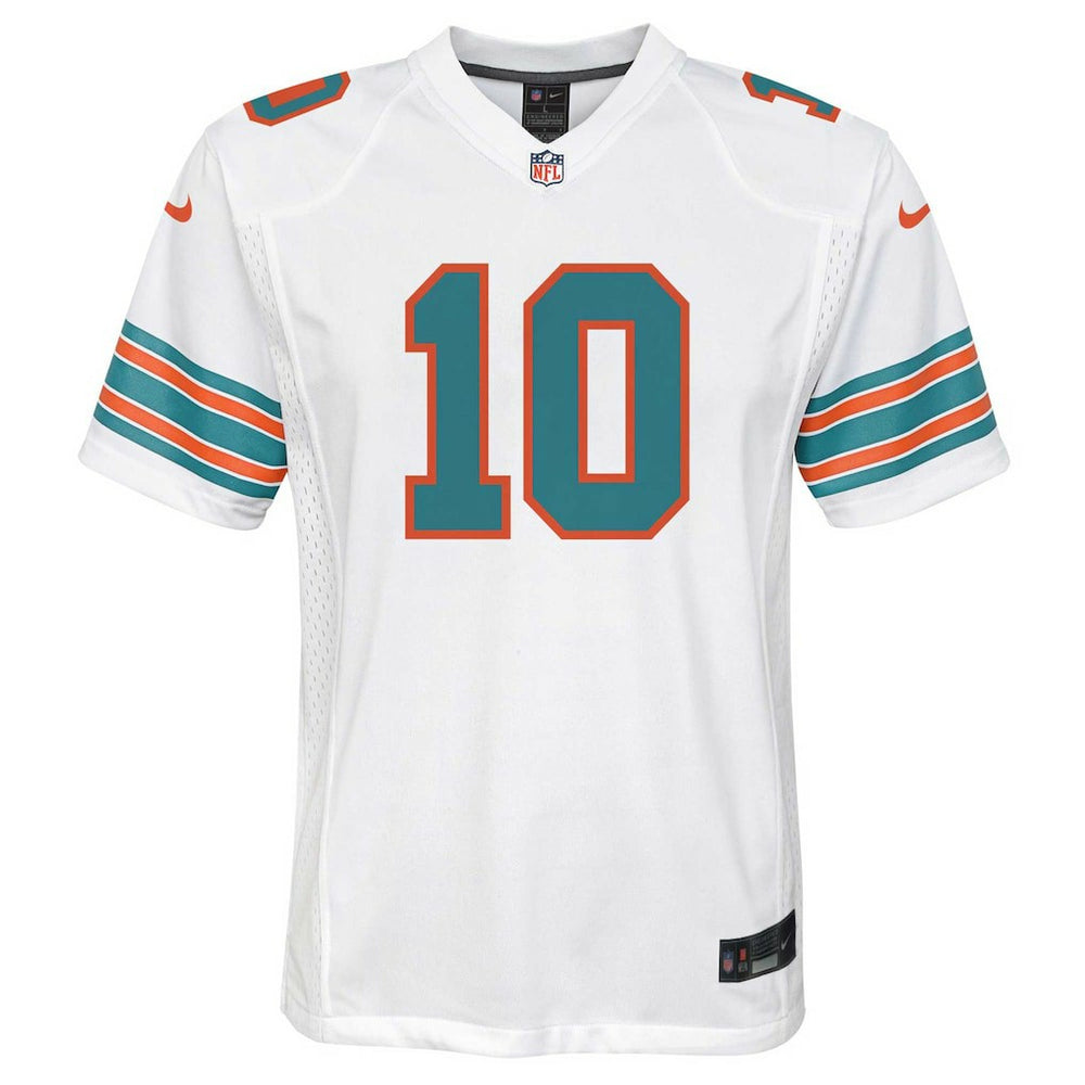 Nike Tyreek Hill Miami Dolphins Youth Game Jersey White