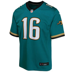 Nike Trevor Lawrence Jacksonville Jaguars Youth Game Jersey Teal