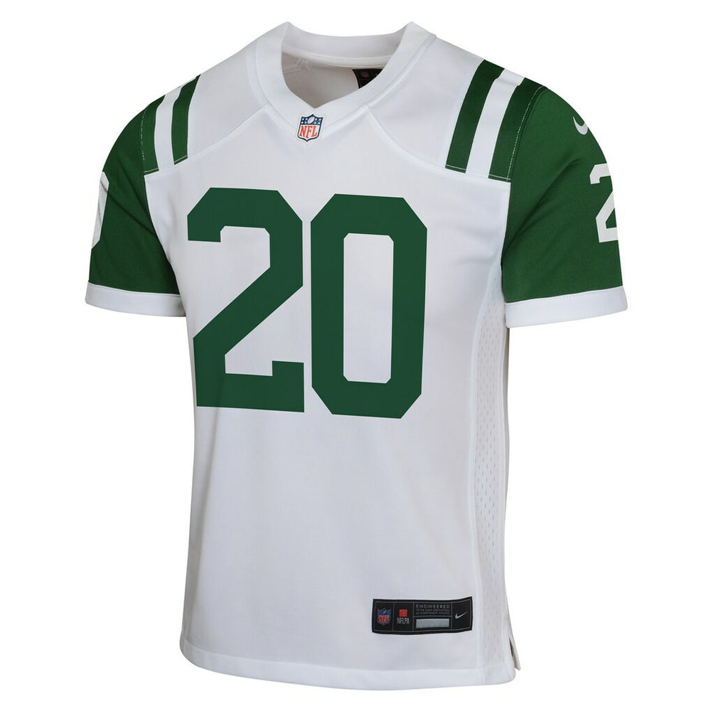 Nike Breece Hall New York Jets Youth Game Jersey White