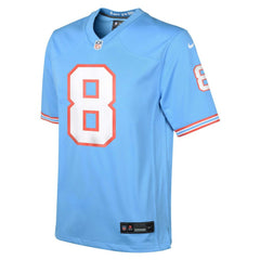 Nike Will Levis Tennessee Titans Youth Game Jersey Light Blue