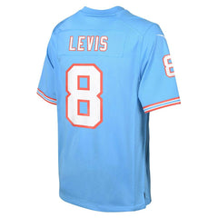 Nike Will Levis Tennessee Titans Youth Game Jersey Light Blue