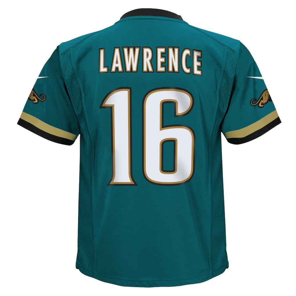 Nike Trevor Lawrence Jacksonville Jaguars Preschool Prowler Throwback Player Game Jersey Teal