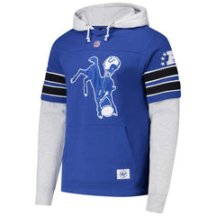 47 brand Indianapolis Colts '47 Throwback Double Header Blitz Cornerback Hoodie Royal