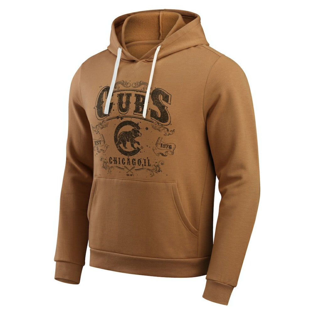 Chicago Cubs Darius Rucker Collection by Fanatics Camp Fleece Pullover Hoodie  - Tan - Fanatics Lifestyle