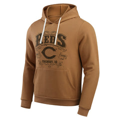 Cincinnati Reds Darius Rucker Collection by Fanatics Camp Fleece Pullover Hoodie  - Tan - Fanatics Online