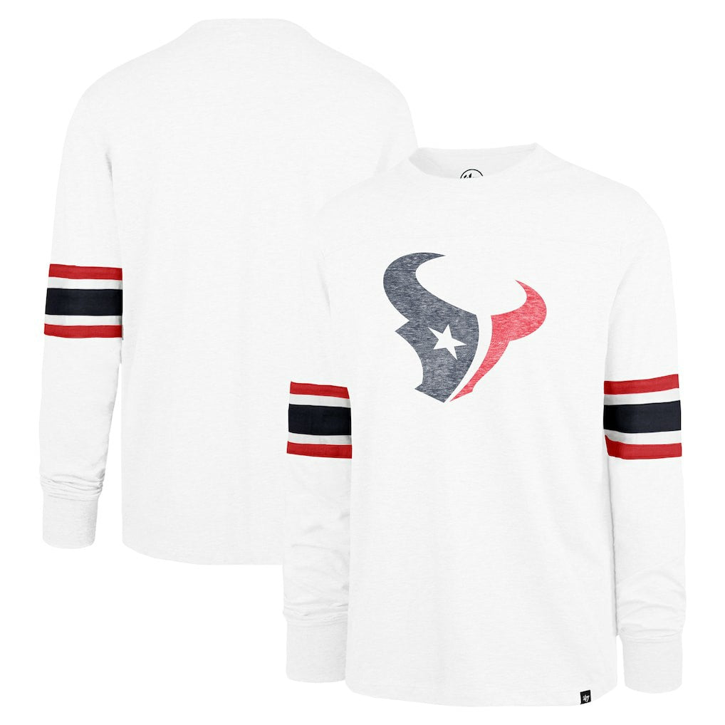 47 brand Houston Texans '47 Gridiron Premier Brex Long Sleeve T-Shirt White