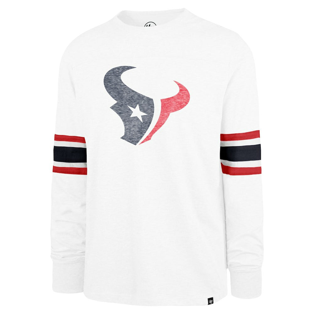 47 brand Houston Texans '47 Gridiron Premier Brex Long Sleeve T-Shirt White