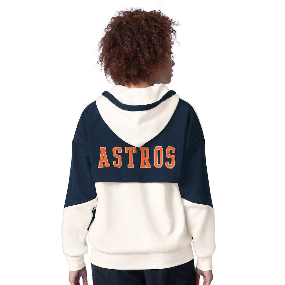 Houston Astros Starter Women's Scrimmage Full-Zip Hoodie - White - MLB Sale