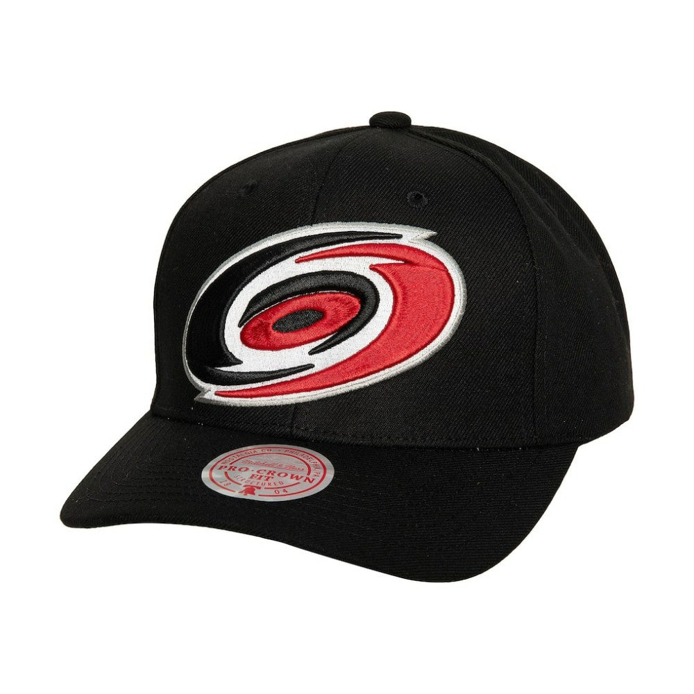 Carolina Hurricanes Mitchell & Ness Core Team Ground Pro Adjustable Hat - Black - NHL 201387177