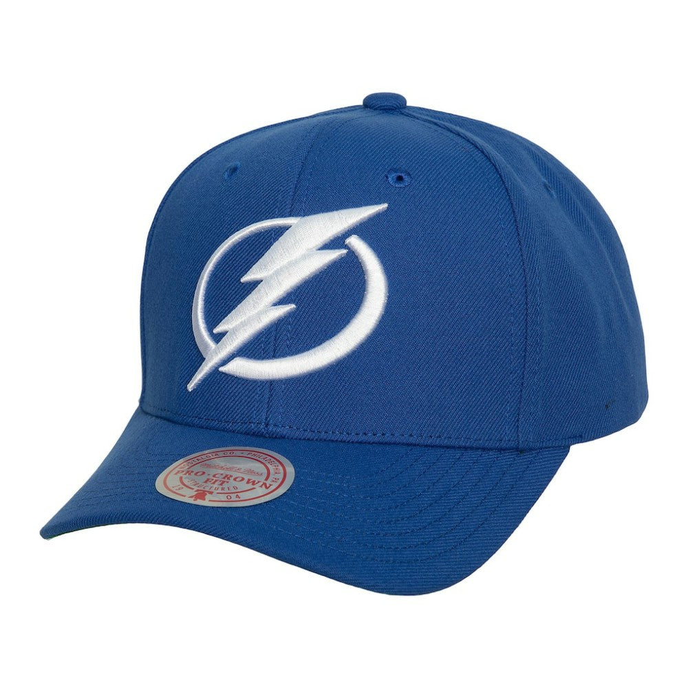 Tampa Bay Lightning Mitchell & Ness Core Team Ground Pro Adjustable Hat - Blue - NHL 201387188