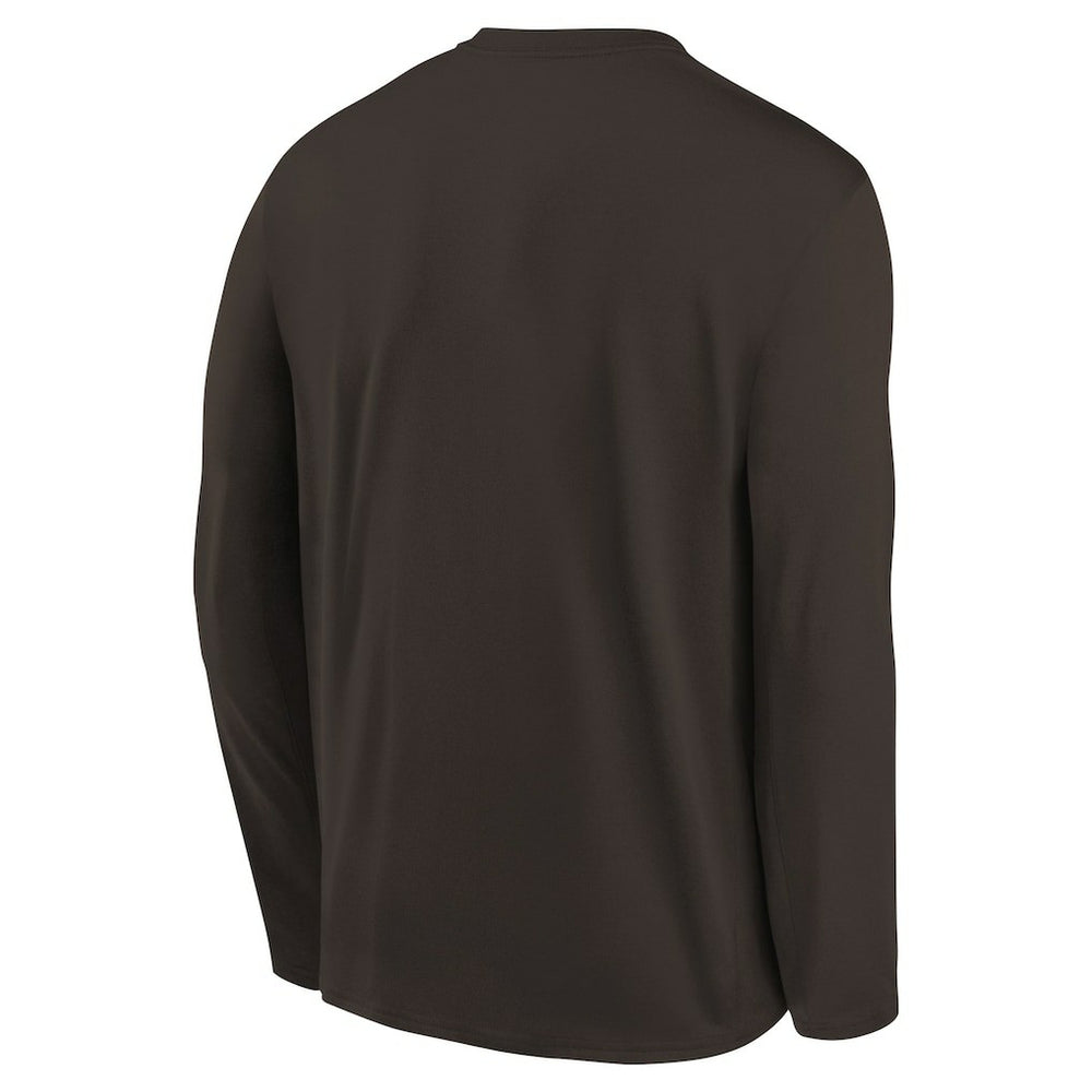 Nike Cleveland Browns Preschool Legend Icon Long Sleeve T-Shirt Brown