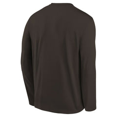Nike Cleveland Browns Preschool Legend Icon Long Sleeve T-Shirt Brown
