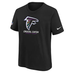 Nike Atlanta Falcons Youth 2024 NFL Crucial Catch T-Shirt Black