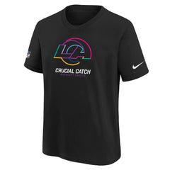 Nike Los Angeles Rams Youth 2024 NFL Crucial Catch T-Shirt Black