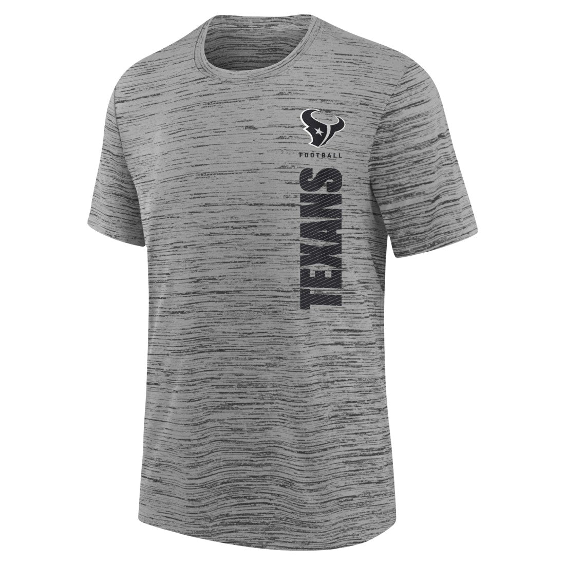 Nike Houston Texans Youth Sideline Velocity Performance T-Shirt Heather Charcoal
