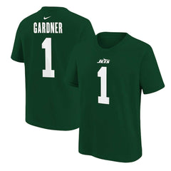 Nike Ahmad Sauce Gardner New York Jets Youth Player Name & Number T-Shirt Green