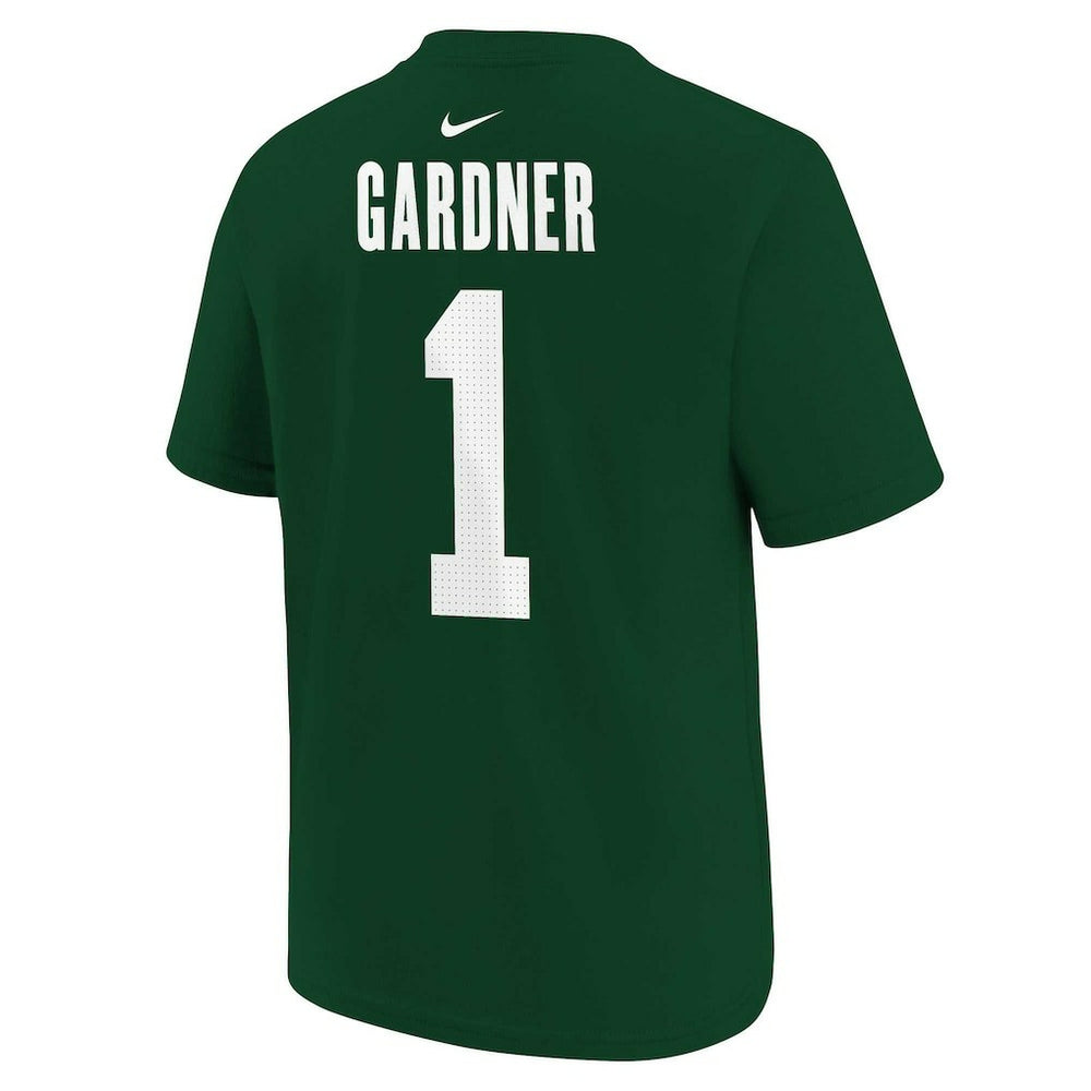 Nike Ahmad Sauce Gardner New York Jets Youth Player Name & Number T-Shirt Green