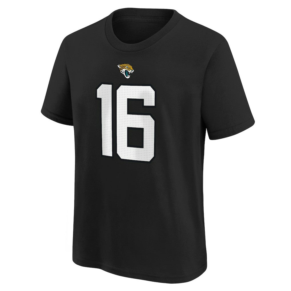 Nike Trevor Lawrence Jacksonville Jaguars Youth Player Name & Number T-Shirt Black