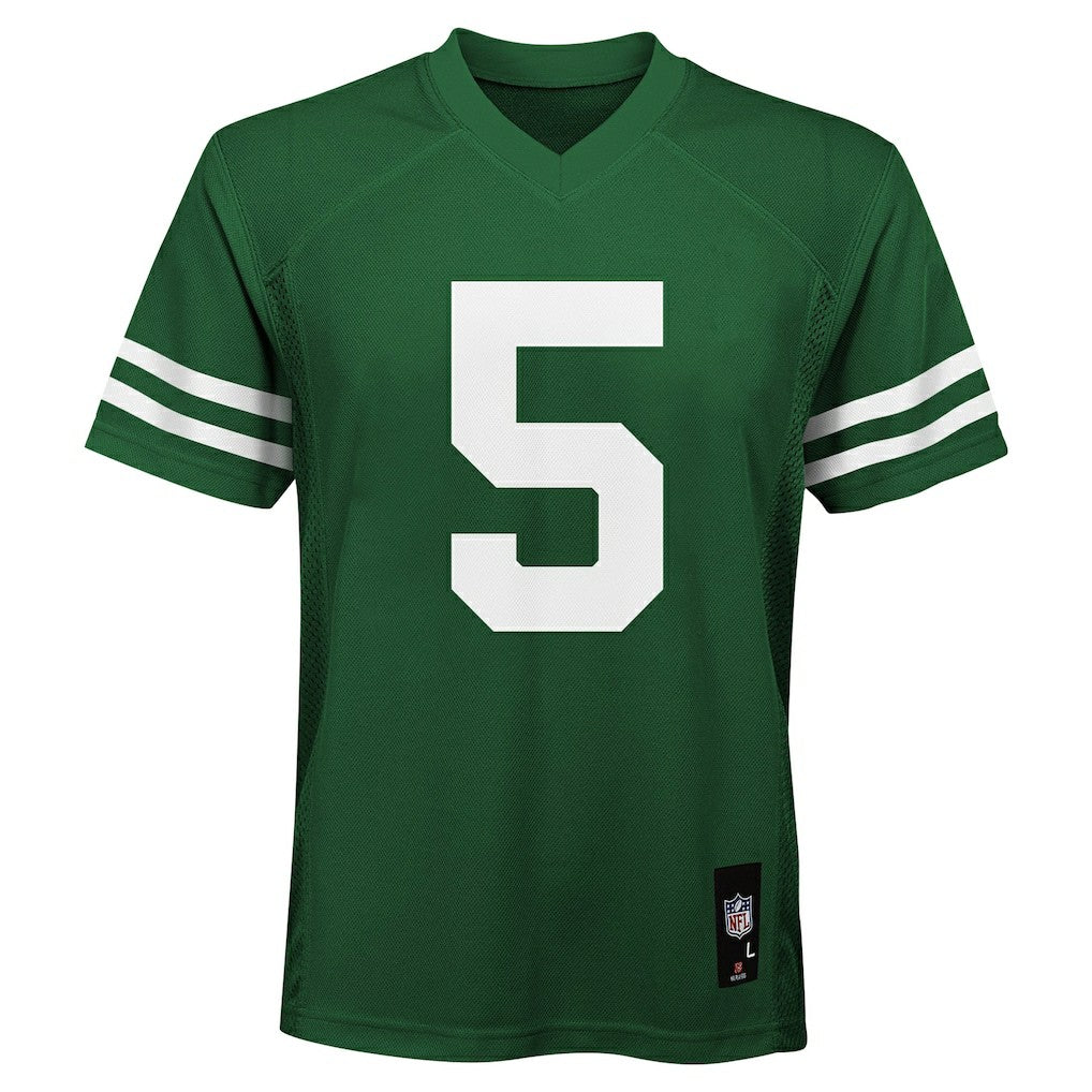 Garrett Wilson New York Jets Youth Replica Player Jersey Legacy Green