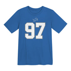 Nike Aidan Hutchinson Detroit Lions Preschool Player Name & Number T-Shirt Blue
