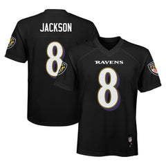 Lamar Jackson Baltimore Ravens Preschool Replica Player Jersey Black