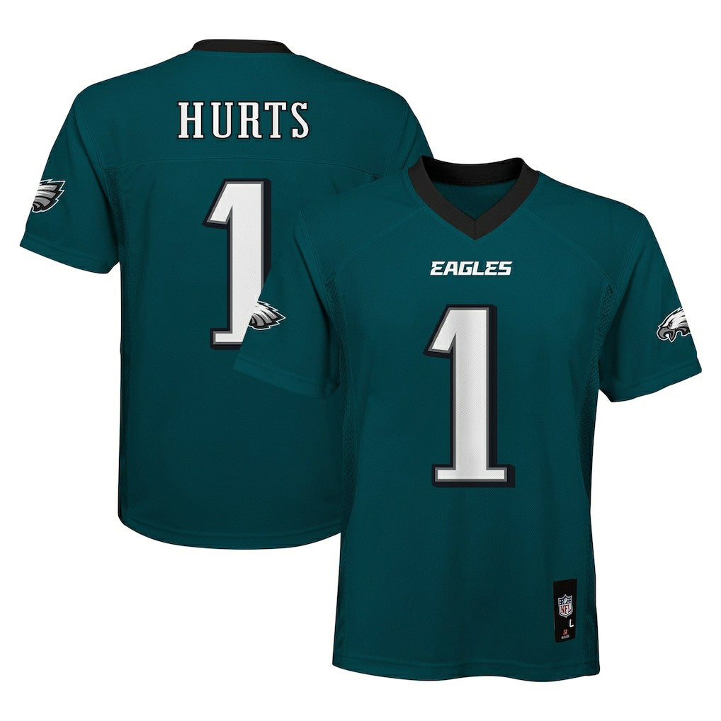 Jalen Hurts Philadelphia Eagles Preschool Replica Player Jersey Midnight Green