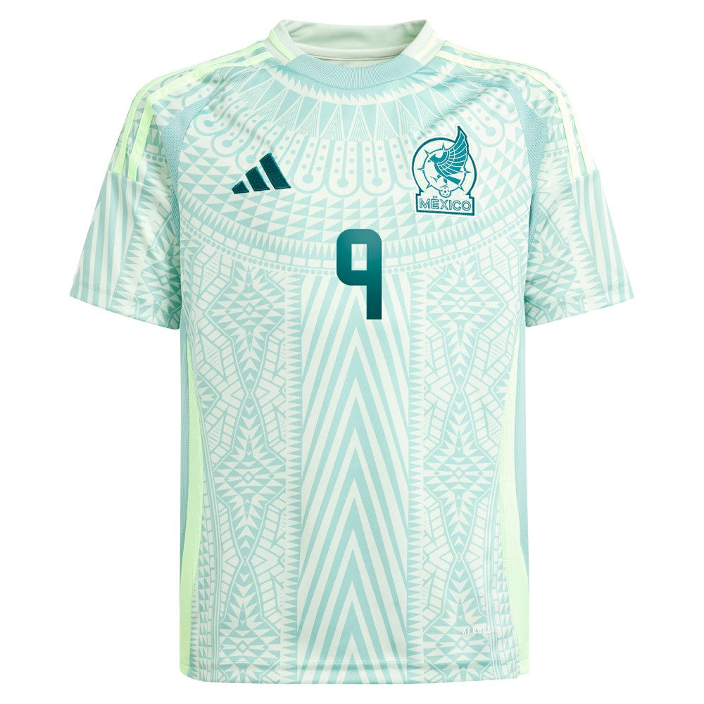 Raul Jimenez Mexico National Team Youth 2024 Away Replica Player Jersey Green - Adidas cheap