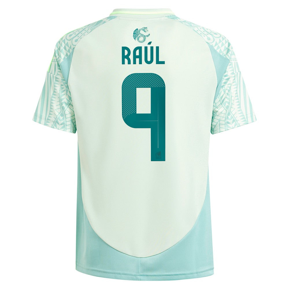 Raul Jimenez Mexico National Team Youth 2024 Away Replica Player Jersey Green - Adidas cheap