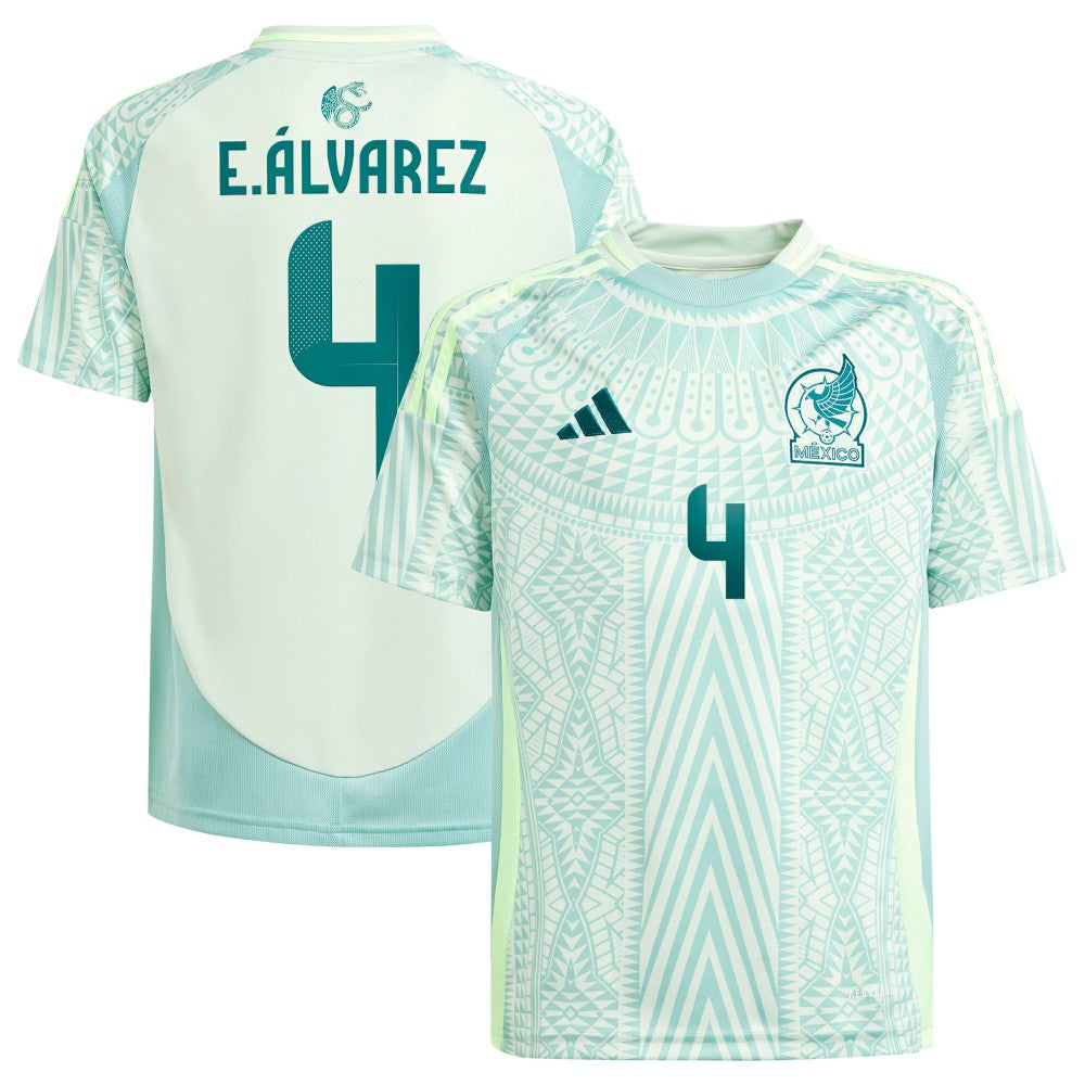 Edson Alvarez Mexico National Team Youth 2024 Away Replica Player Jersey Green - Adidas sale