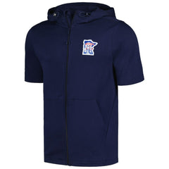Minnesota Twins Levelwear Recruit Short Sleeve Full-Zip Hoodie - Navy - MLB Discount