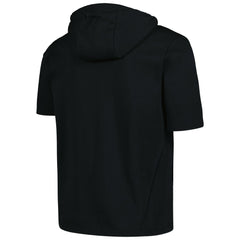 Cincinnati Reds Levelwear Recruit Short Sleeve Full-Zip Hoodie - Black - MLB Sale