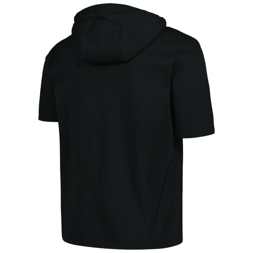St. Louis Cardinals Levelwear Recruit Short Sleeve Full-Zip Hoodie - Black - MLB Lifestyle