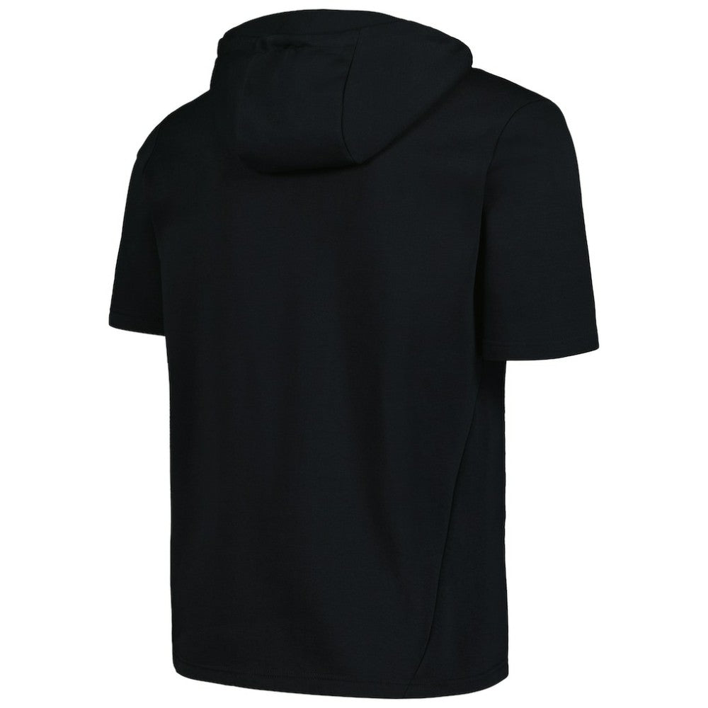 San Francisco Giants Levelwear Recruit Short Sleeve Full-Zip Hoodie - Black - MLB Discount