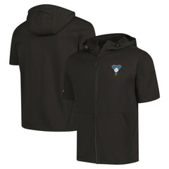 Arizona Diamondbacks Levelwear Recruit Short Sleeve Full-Zip Hoodie - Black - MLB Sale