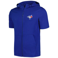 Toronto Blue Jays Levelwear Recruit Short Sleeve Full-Zip Hoodie - Royal - MLB Online