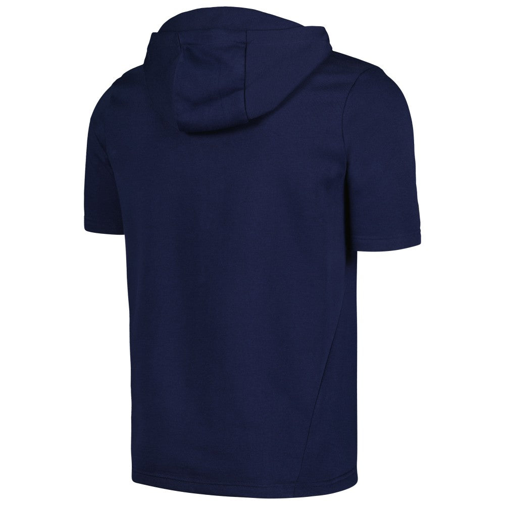 Cleveland Guardians Levelwear Recruit Short Sleeve Full-Zip Hoodie - Navy - MLB Lifestyle