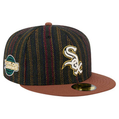 Chicago White Sox New Era Vintage Herringbone 59FIFTY Fitted Hat - Brown - New Era Online