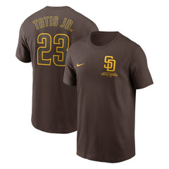 Fernando Tatis Jr. San Diego Padres Nike 2024 MLB World Tour Seoul Series Name & Number T-Shirt - Brown - Nike Lifestyle