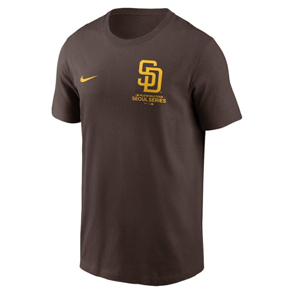 Fernando Tatis Jr. San Diego Padres Nike 2024 MLB World Tour Seoul Series Name & Number T-Shirt - Brown - Nike Lifestyle