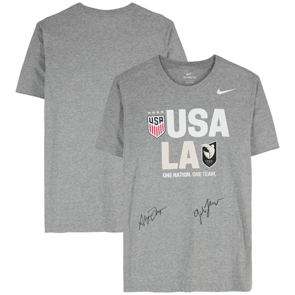 Gisele Thompson & Alyssa Thompson Angel City FC & USWNT Multi-Signed Gray T-Shirt - Fanatics Discount