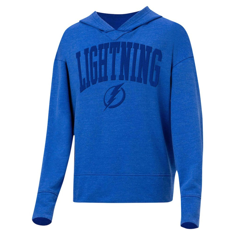Tampa Bay Lightning Concepts Sport Women's Volley Pullover Hoodie - Blue - NHL 201398087