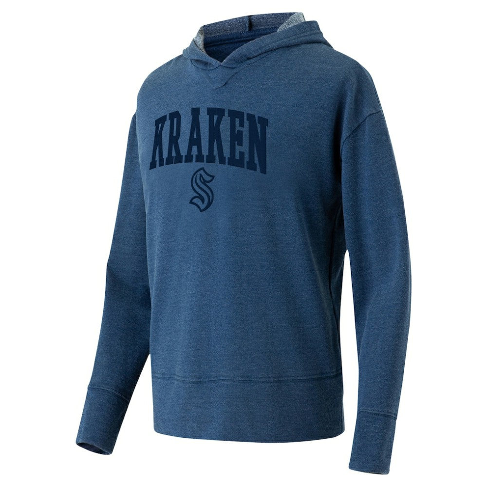 Seattle Kraken Concepts Sport Women's Volley Pullover Hoodie - Deep Sea Blue - NHL 201398090