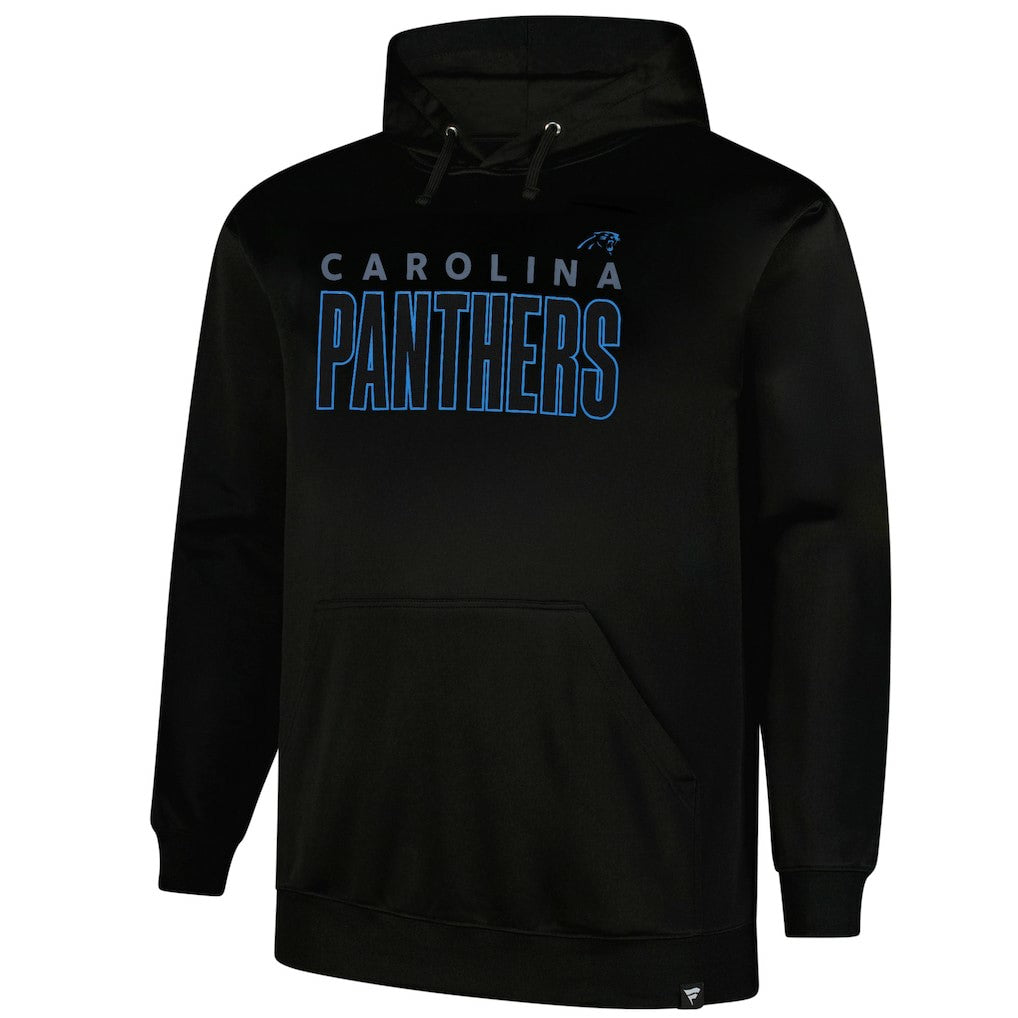 Fanatics Carolina Panthers Big & Tall Fleece Pullover Hoodie Black